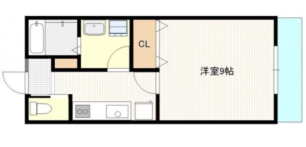 舟入川口町駅 徒歩9分 2階の物件間取画像